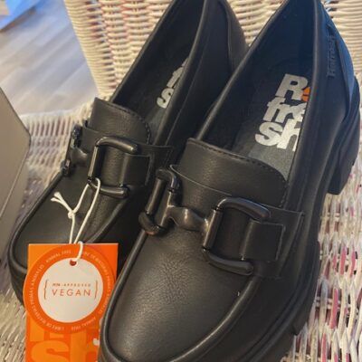 MOCASSINO NERO VEGANO REFRESH