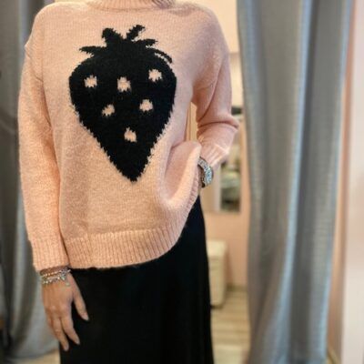 MAGLIONE FRAGOLA COMPANIA FANTASTICA